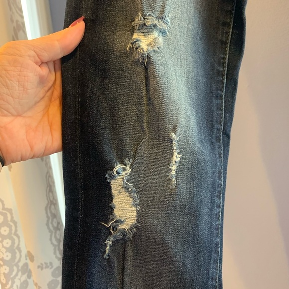 NWT Kancan high-rise super skinny distressed jeans, size 3/15 - Picture 2 of 16